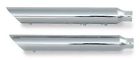 18601-175 Harley " Sportster Xl Chrome 1.75 3 Baffle Slash Rush Mufflers