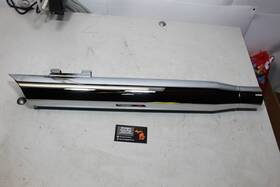 1801-1180 Harley-davidson 17-24 Touring M8 Python 3-1/2 Inch Scalloped Slash Cut Chrome Muffler Right