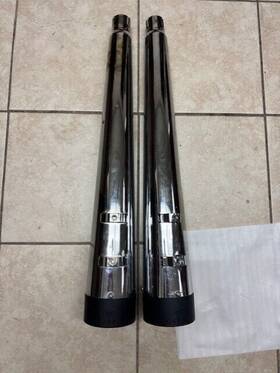 1834-1835 Harley-davidson 07-17 Touring Jackhammers Svt Exhaust Muffler Slip On