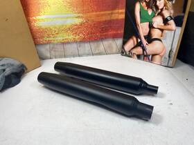 43485 Harley Davidson 17-24 Oem Touring Exhaust Mufflers Tail Pipes Ceramic Coated Stock