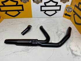 46273 Harley-davidson Oem 17-25 Touring Exhaust Header Pipe Heat Shields Black