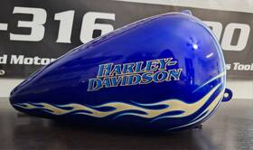 61387-07cje Harley-davidson 2007 Candy Cobalt Screaming Eagle Gastank