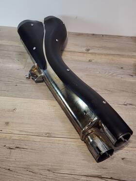 64813-07 Harley-davidson 07-08 V Rod Center Section Exhaust Mid Pipes Vrscdx