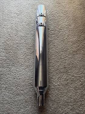 649000244 Harley-davidson Stock Slip On Muffler Touring Exhaust Roadking Streetglide Flh Roadglide