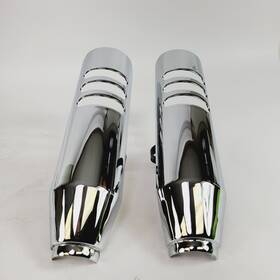 64900291 Harley-davidson Oem 14-22 Sportster Chrome Slip-on Muffler Heat Shields