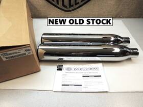 64900335 Harley-davidson Nos Screaminft Eagle Ft07-17 Softail Street Canon Shotgun Slip-on Mufflers