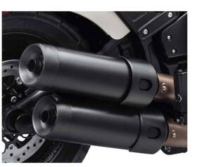 64900641 Harley-davidson New Oem Screamin Eagle Hd Street Cannon Slip On Mufflers Blk