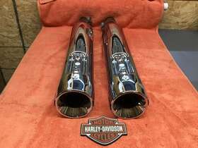 64901282 Harley-davidson 64901280 17-24 Cvo Touring Chrome Muffler Exhaust Pipes