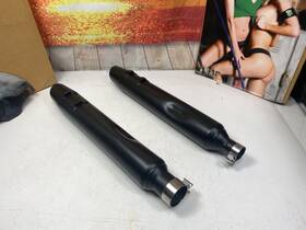64901314 Harley Davidson 43536 17-24 Oem Touring Exhaust Mufflers Tail Pipes Ceramic Coated Stock
