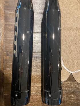 64901339 Harley-davidson Genuine 23 Touring Cvo M8 Scorch/chrm Slip On Exhausts