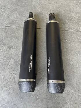 64901365 Harley-davidson 2024 Road Glide Cvo St Titanium Carbon Fiber Slip-ons