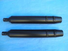 64901404 Harley-davidson 2017-2025 Oem Tri Glide Trike Flhtcutg Black Exhaust Mufflers