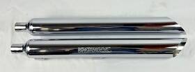 64906-99 Harley-davidson 64905 99 Heritage Softail Slash Down Exhaust Mufflers