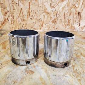 65100058 Harley-davidson Road Glide Ultra Chrome Muffler Tips Screamin Eagle