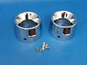 65100186 Harley-davidson 65100170 Cvo Touring M8 Oem 4.5 Inch Exhaust Tips