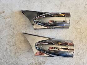 65260-97 Harley-davidson 103-54 Screaming Eagle Shark Fin Exhaust Caps P/n