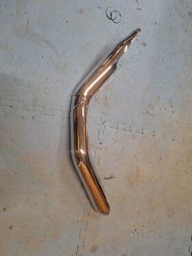 65400176a Harley-davidson Shield Exhaust Front Pipe 2025 Road King Muffler Heat
