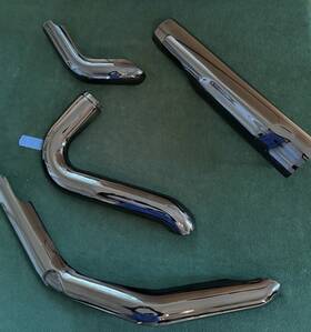 65400435a Harley-davidson Oem 17-25 Touring Exhaust Heat Shields Black Onyx