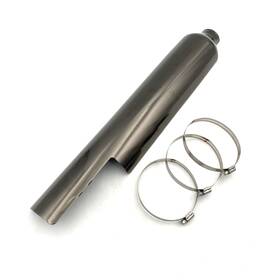 65400615 Harley-davidson Oem Cvo Left Exhaust Scorched Chrome Heat Shield 17-23 Touring