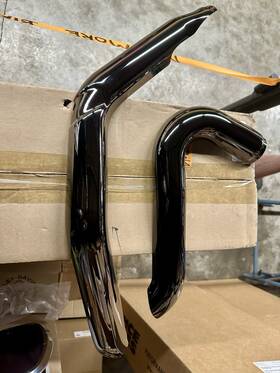 65400668 Harley-davidson Cvo Flhxse/fltrxse Smoked Inch Scorched Chrome/eclipse Heatshields