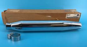 65613-86b Harley-davidson New Open Box Oem Rear Chrome Muffler #