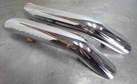 65630-83 Harley-davidson 04 Electra Glide Touring Flhtci Front And Rear Header Exhaust Heat Shields