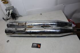 68538-95b Harley-davidson 95-16 Touring Chrome Vance&hines Exhaust Muffler Set Gutted Slash