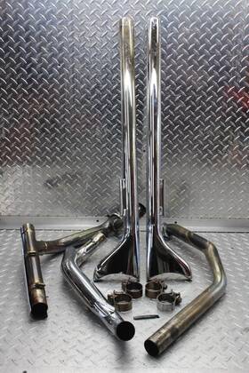 7479192 Harley-davidson 2002 Road King Flhr Fish Tail Mufflers And Headers Has Video