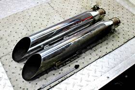 7811089 Harley Davidson 2005 Harley-davidson Classic Screamin Eagle Flhtcse - Exhaust Pipe Muffler Ends
