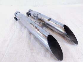 80013-85 Harley-davidson Ironhead Sportster 1000 Balcony Cut Slip On Exhaust Muffelrs