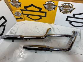 80029-95bf Harley-davidson 80029-95br 47008 Oem 80-99 Evo Fatboy Softail Dyna Blunt Cut Mufflers