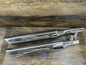 80383-00 Harley-davidson Oem Screamin Eagle Softail Shotgun Slip-on Mufflers