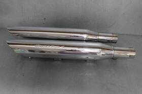 80423-f Harley-davidson Screamin Eagle Ii Sportster Slip On Slash Down Mufflers 80423