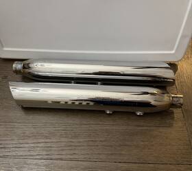 80515-07 Harley-davidson Slashdown Exhaust Mufflers 80514 - 07 80515