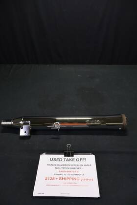 80872-12 Harley-davidson Screaminft Eagle Nightstick Muffler Oem 12 15 Fld