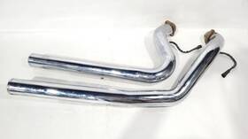 840.harp08 Harley-davidson 2008 Sportster 1200 Roadster Oem Pair Cobra Exhaust Has Blemish