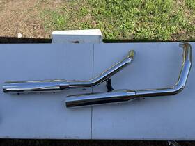 Harfxd1800 Harley-davidson 2007- 2017 Dyna Fxdse Oem Full Stock Exhaust System Headers Nice