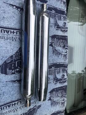 Hdmf-459520cc Harley Davidson Chrome 2 Pipes Off 2015 Ultra Ltd. Exhaust Touring Model