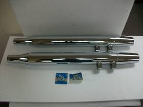 Mhd-291-292 Harley-davidson New 1995-2008 Mufflers Flt 1340 Flt-80 Tour Guide 80ci Exhaust
