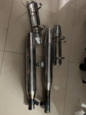 65990-00 Harley-davidson Original Oe Exhaust Muffler Fat Boy Twin Cam 00-06