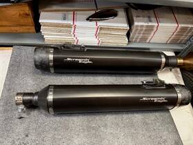64901405 Harley Screaming Eagle Titanium And Carbon Fiber Perf Muffler 18-25 M8 Touring