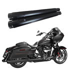 Hf-7s9451 Megaphone Exhaust Pipes Mufflers For Harley Road Street Glide Ultra