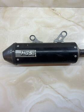 Xt-223 Hgs Exhaust Silencer Pipe Rear Gasgas Mc250 2024 Black Carbon Endcap