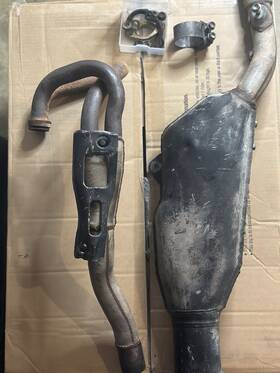 17520-mag-770zb Honda Xr600r 1995 Stock Header And Exhaust