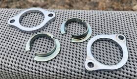 18231-mba-003 Honda 1998-2003 Shadow 750 Ace Oem Exhaust Joints And Collars With 5 501 Miles -nice