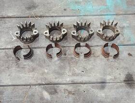 18233-438-000 Honda 1979-1983 Cb750 Cb 750 Exhaust Pipe Joint 79 Muffler Mount Clamp Set