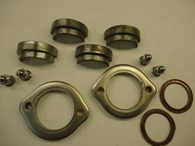 18233-ken-670 Honda 96-16 Rebel Cmx250 Cmx 250 Oem Exhaust Header Pipe Joints With Collars Shim