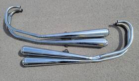 18300-404-677 Honda Left Right Exhaust Pipes Mufflers Set 1977-1978 Cb550 Cb 550 77 78 Cb550k