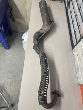 18300-ka9-000 Honda 1981 1982 1983 Xr100 Xr 100 Oem Exhaust Pipe Muffler Very Good Condition