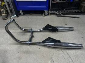 18300-ken-670 Honda 1996-2016 Cmx 250 Rebel Stock Exhaust Used Excellent Cond